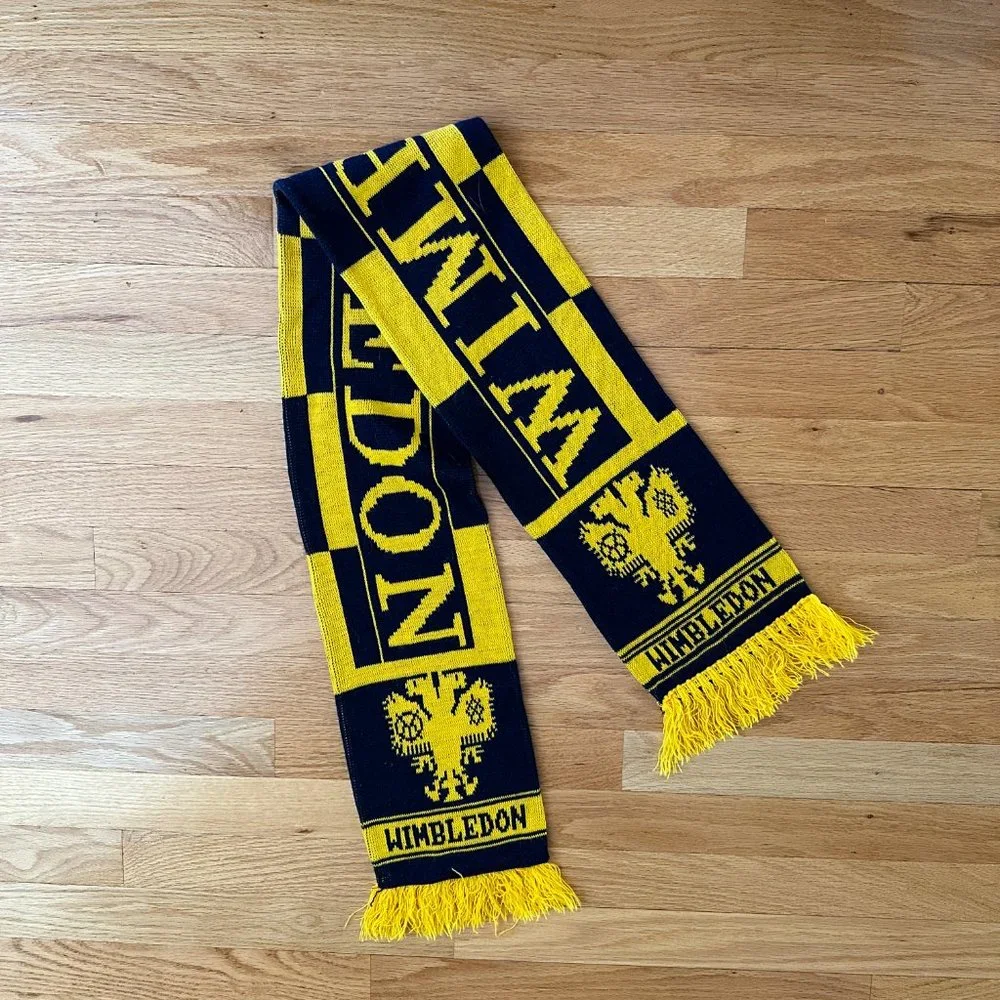 Vintage Wimbledon Football Club Scarf